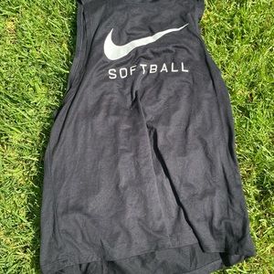 Nike softball sleeveless shirt